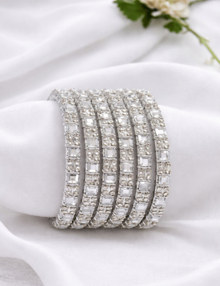 Crystal Bangles Set