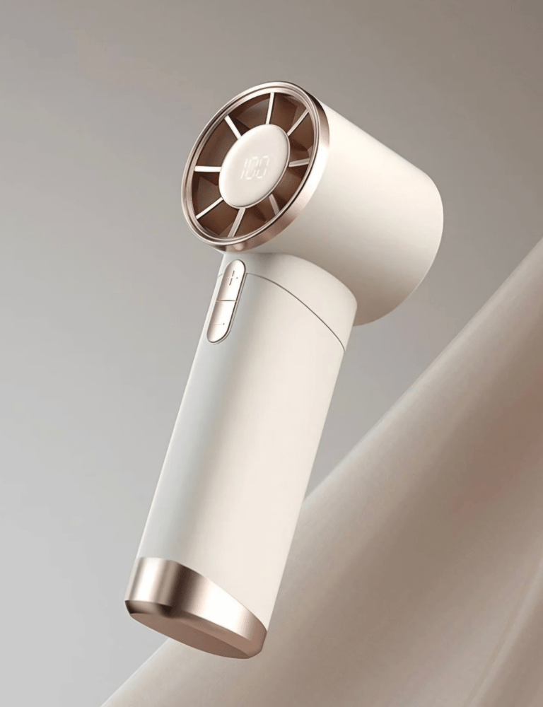 Smart Digital Fan with LED Display