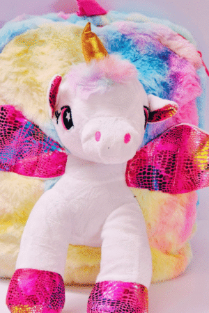 Unicorn Plush Backpack