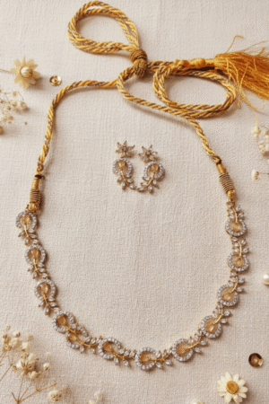 Golden Kundan Jewelry Set